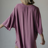 Beverly Hills Biker Top Mauve