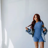 Boston Body Suit - Vintage Blue
