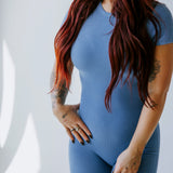 Boston Body Suit - Vintage Blue