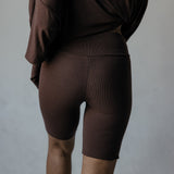 Beverly Hills Biker Set Shorts Cocoa