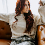 Zara Checkered Sherpa Sweater